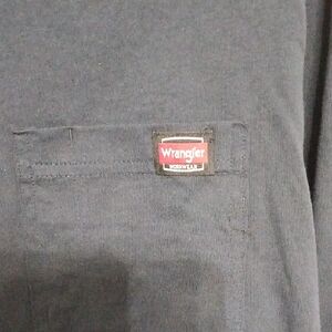 Wrangler Men's Long Sleeve Pocket Tee - Size L/G (42-44)